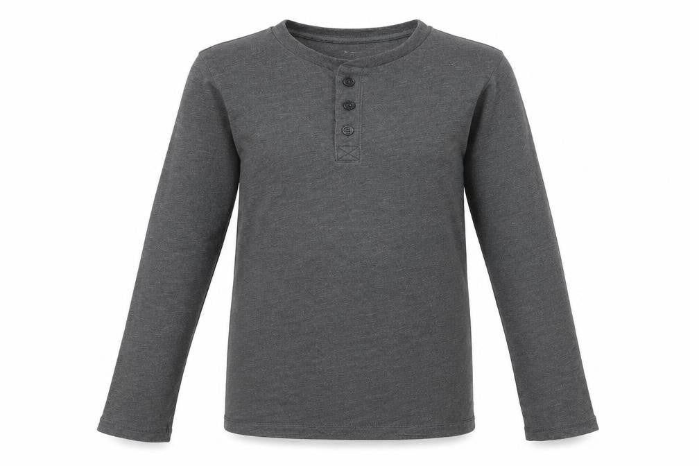 Front view of Tu girls’ grey basic t-shirt, size 10, years