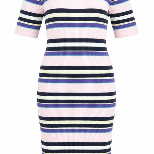 Swell Womens Pink Striped  Jumper Dress  Size 10