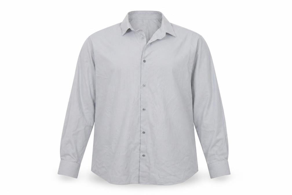 George Mens Grey    Button-Up Size 18