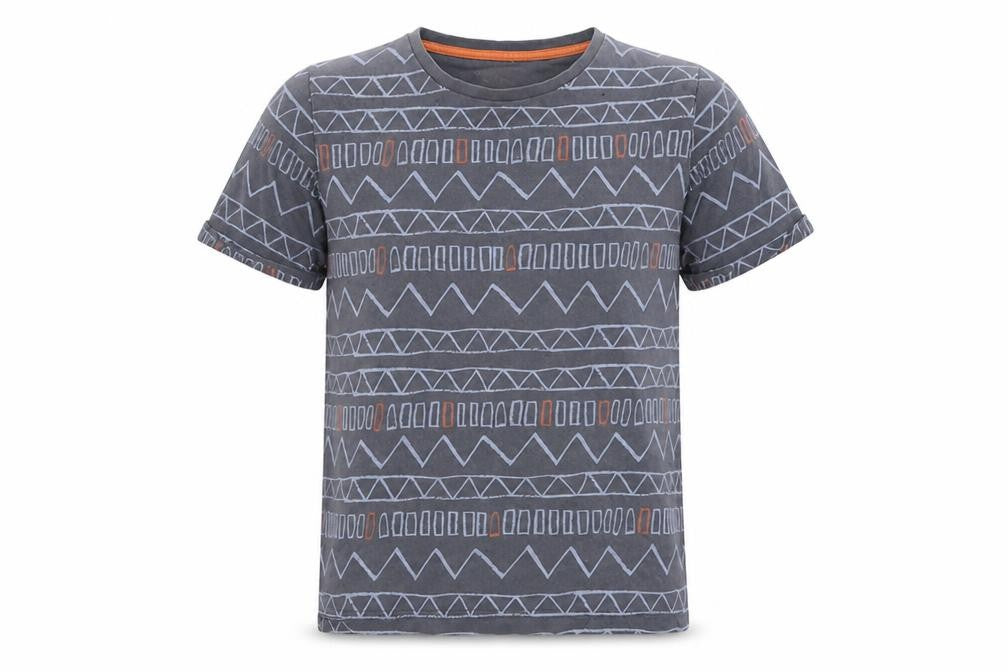 Front view of Marks & Spencer boys’ grey basic t-shirt, size 9-10, years