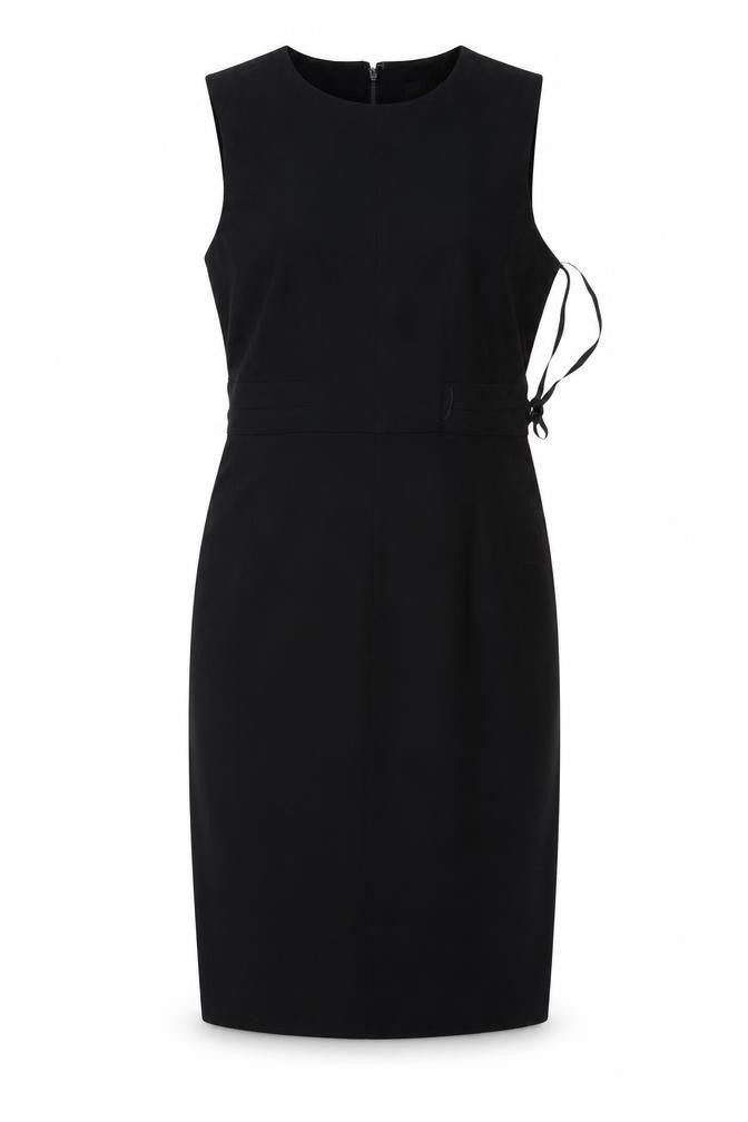 Front view of Debenhams women’s black bodycon, size UK 10