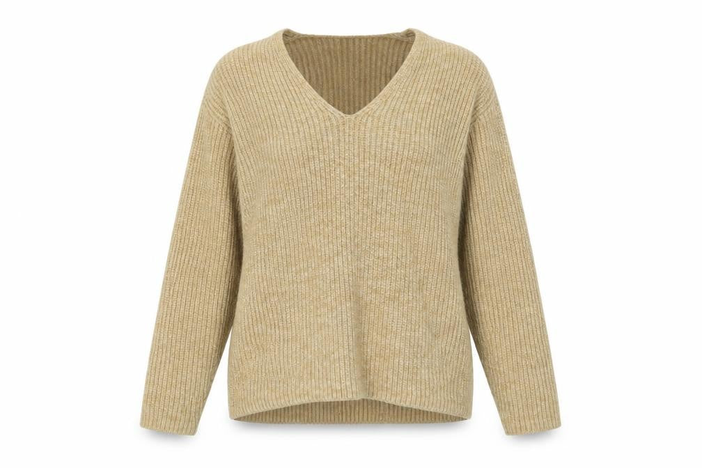 Front view of H&M women’s brown jumper, size XS