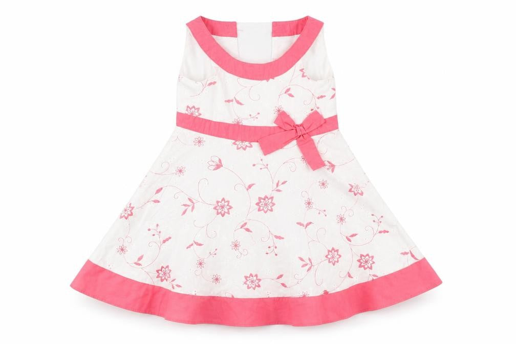 Front view of BHS girls’ multicoloured fit & flare, size 5, years