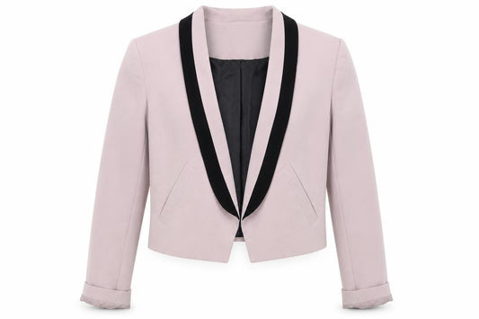 Front view of Dorothy Perkins women’s pink jacket blazer, size UK 10
