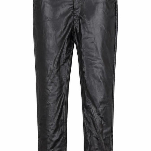 Preworn Womens Black   Trousers  Size 10 L27 in