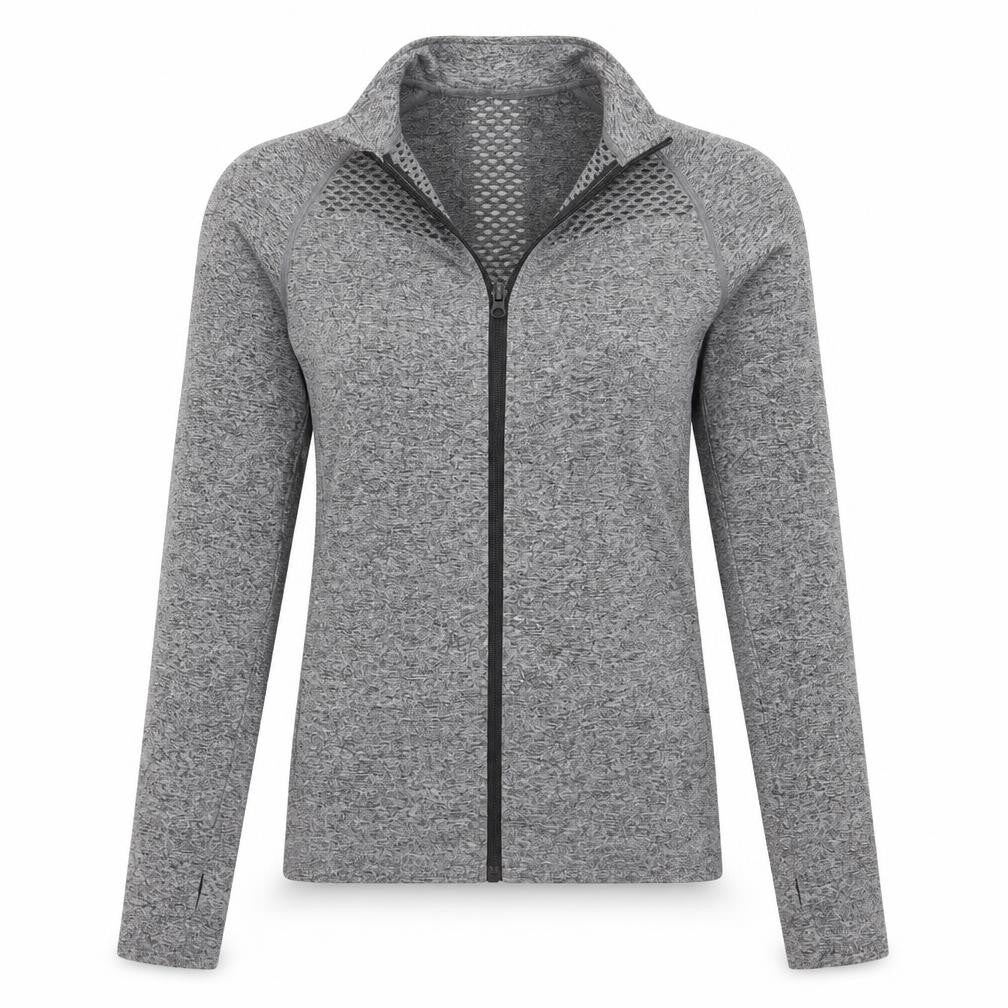 WorkOut Womens Grey   Jacket Coat Size 6