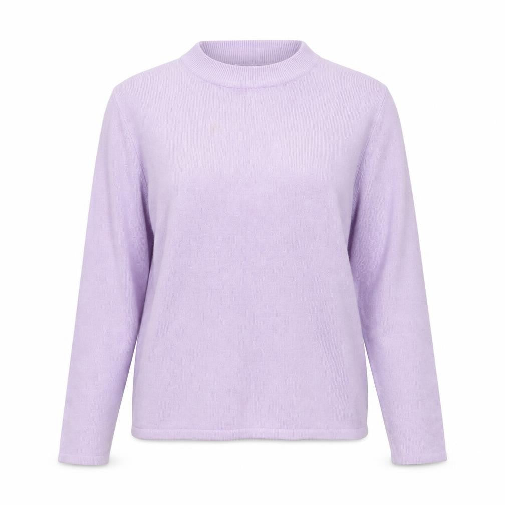Front view of sarah hamilton women’s purple jumper, size M