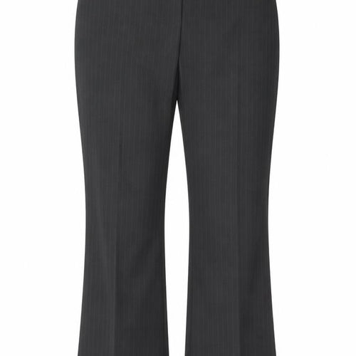 F&F Womens Grey Striped  Trousers  Size 14 L28 in