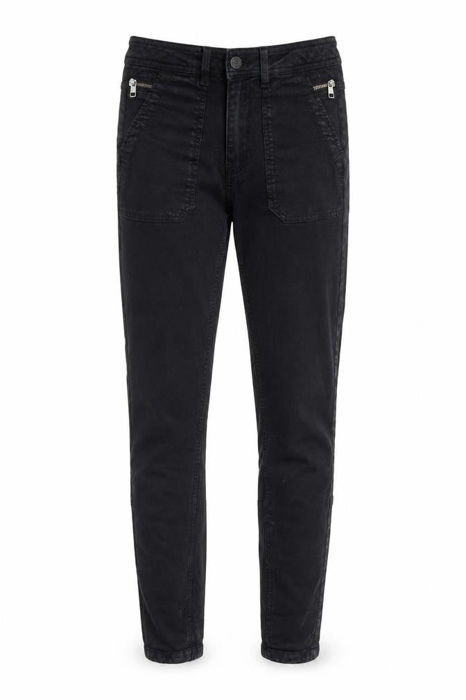 Front view of Next women’s black skinny jeans, size UK 10, 28-inch leg