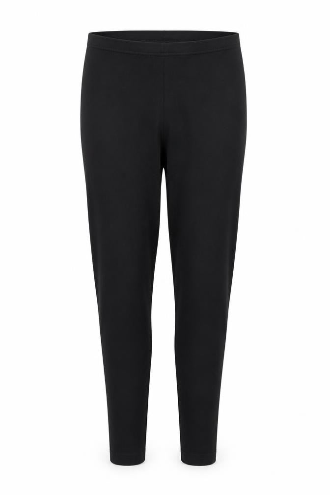 Front view of Tu women’s black jegging trousers, size UK 12, 25-inch leg