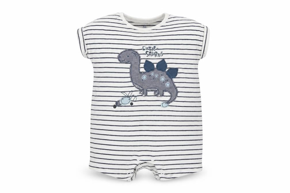 Front view of Next Baby White Babygrow One-Piece, size 3-6, Months