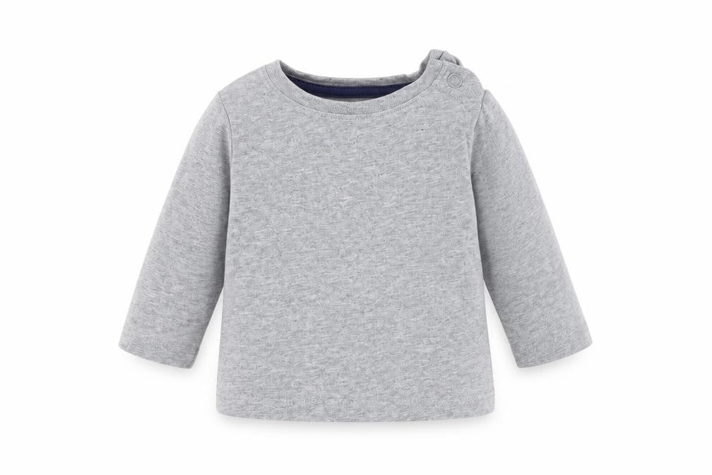 Baby Boden Baby Grey   Basic T-Shirt Size 3-6 Months