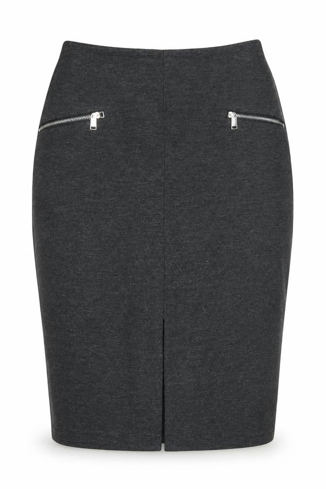 F&F Womens Grey   Straight & Pencil Skirt Size 8