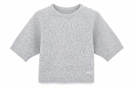 Front view of ASOS women’s grey jumper, size UK 14