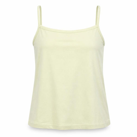 Front view of George women’s green basic tank, size UK 12