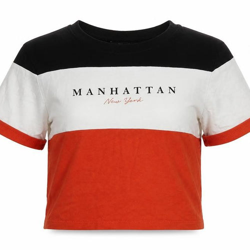 New Look Girls Orange   Cropped T-Shirt Size 10-11 Years  - Manhattan