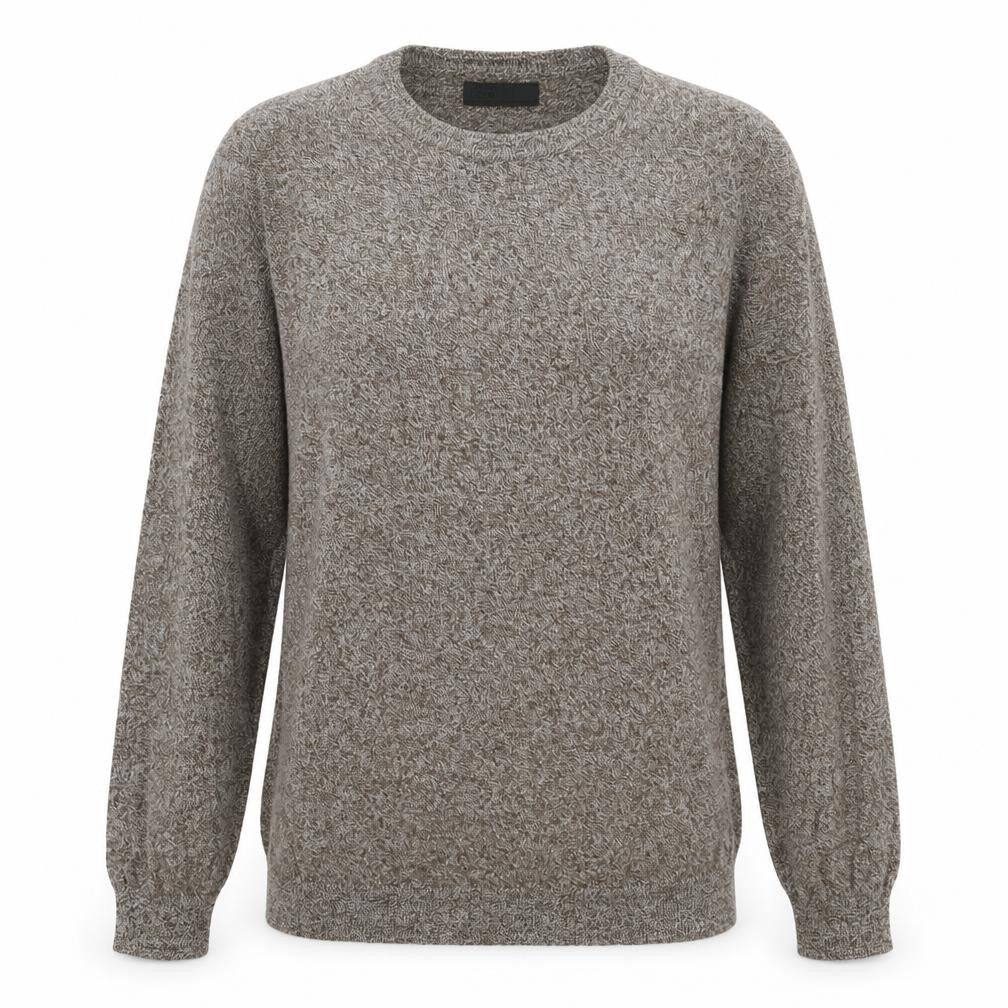 Front view of ASOS women’s grey knit jumper, size M