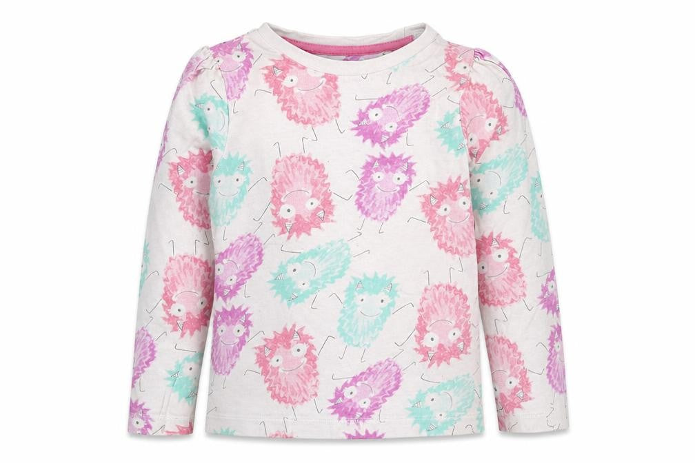 Front view of Very girls’ white basic t-shirt, size 4-5, years