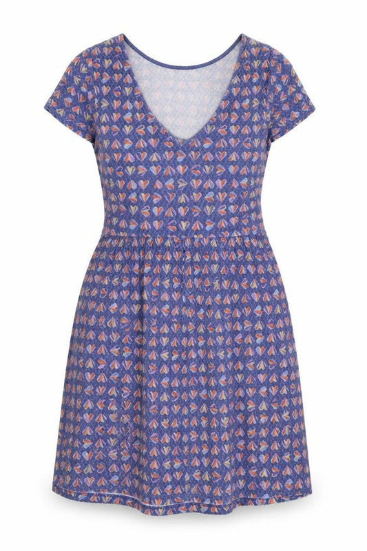 Front view of Next women’s blue fit & flare, size UK 12