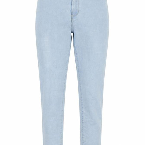 Denim Co. Womens Blue  Denim Straight Jeans Size 6 L25 in