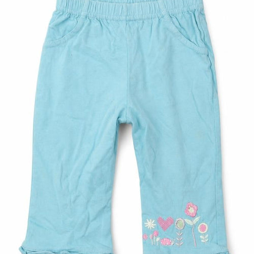 Cherokee Girls Blue   Capri Trousers Size 3-6 Months