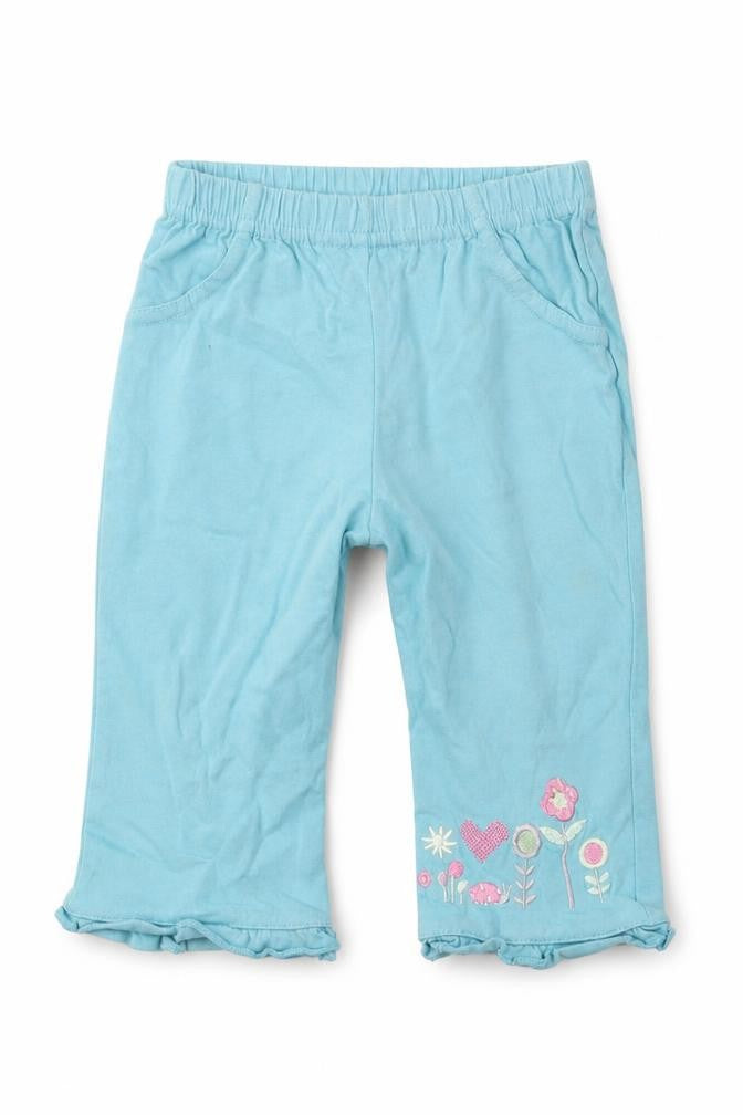 Cherokee Girls Blue   Capri Trousers Size 3-6 Months