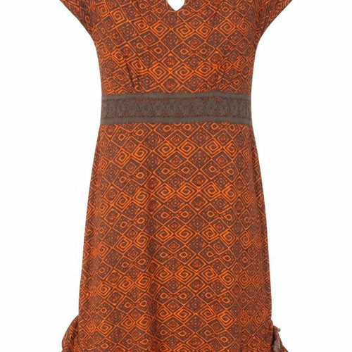 Body Flirt Womens Orange Geometric  T-Shirt Dress  Size XS