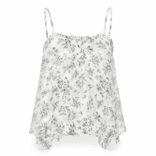Miss Selfridge Womens Black Floral  Camisole Blouse Size 8