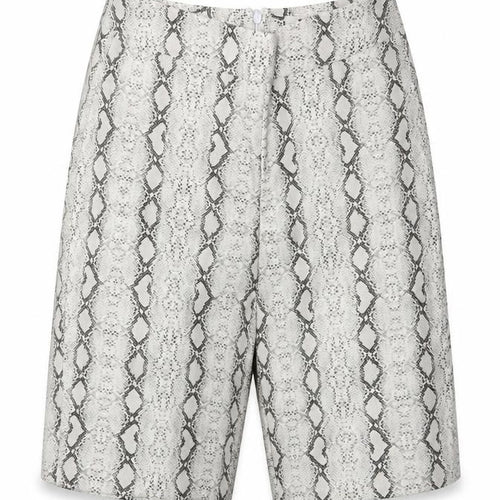 Missguided Womens White Animal Print  Hot Pants Shorts Size 6