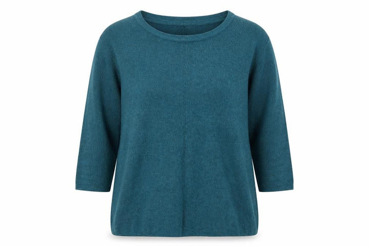 Monsoon Womens Blue Knit Pullover Jumper Size S