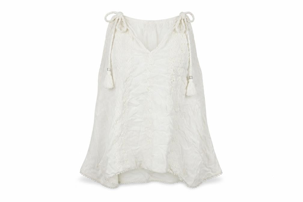 New Look Womens White   Basic Blouse Size 10