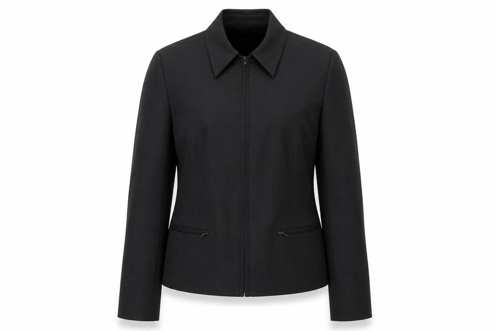 Next Womens Black Striped  Jacket Blazer Size 14