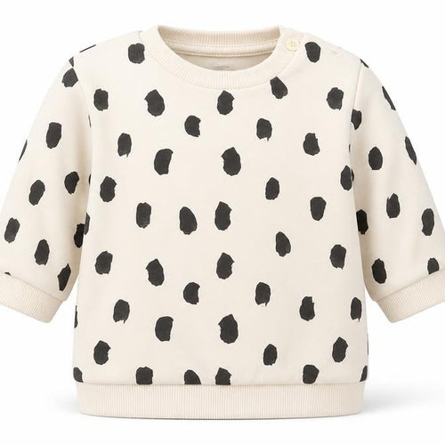 M&S Girls Beige Animal Print  Basic T-Shirt Size 0-3 Months