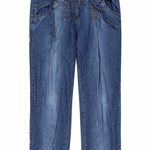 George Girls Blue   Capri Jeans Size 7-8 Years