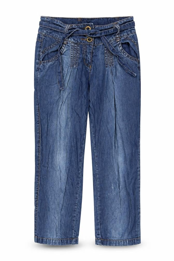 George Girls Blue   Capri Jeans Size 7-8 Years