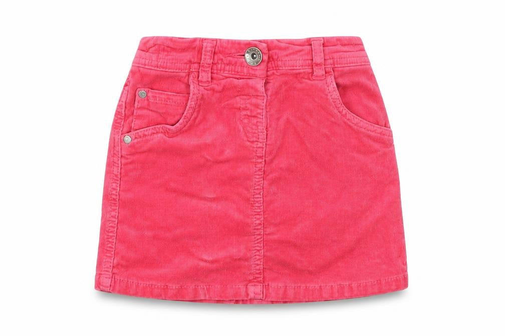 Nect Girls Pink  Corduroy Mini Skirt Size 4-5 Years