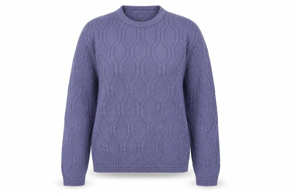 Happit Womens Purple  Knit Pullover Jumper Size 14
