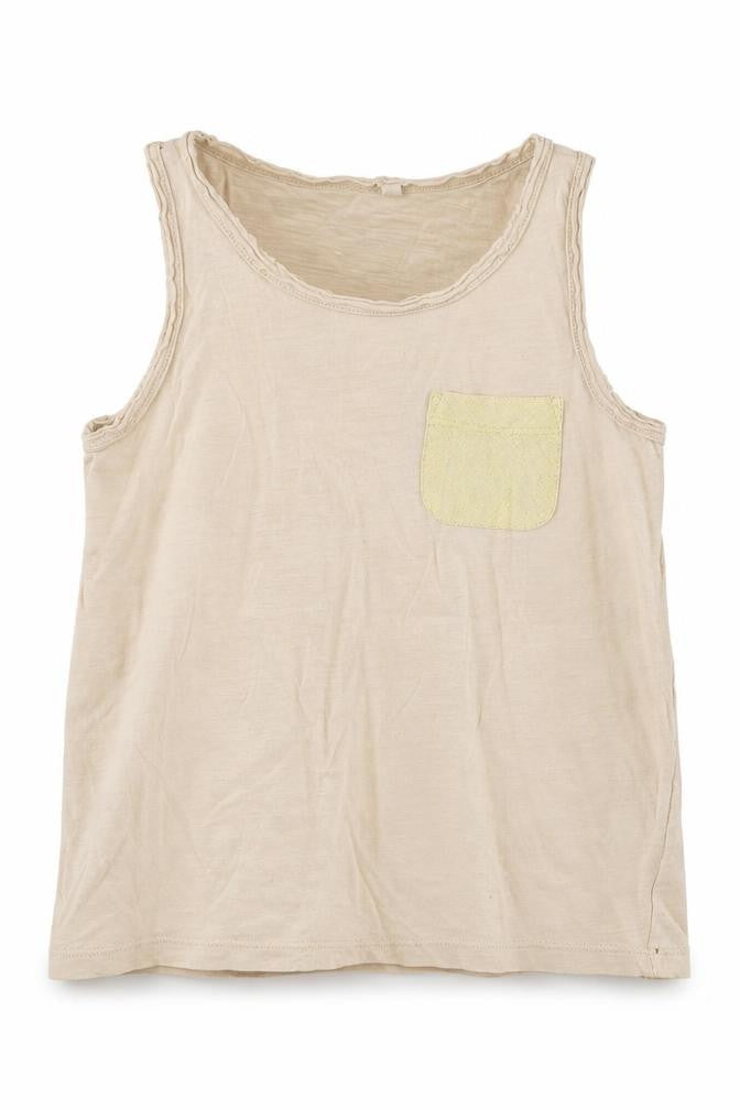 Next Girls Beige   Basic Tank Size 9 Years