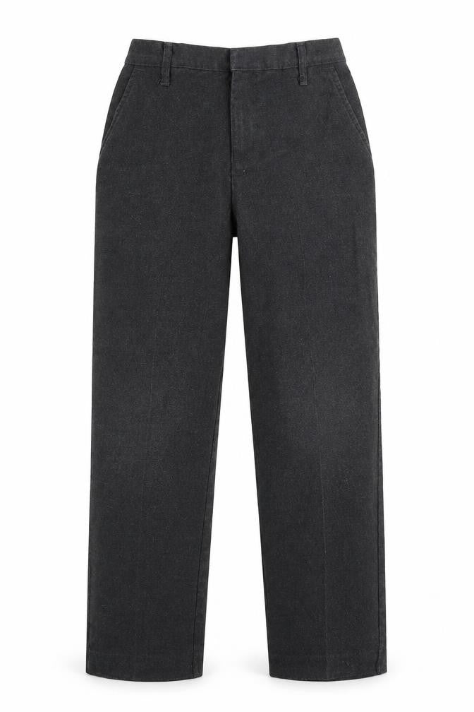 Front view of Tu boys’ grey dress pants trousers, size 10, years