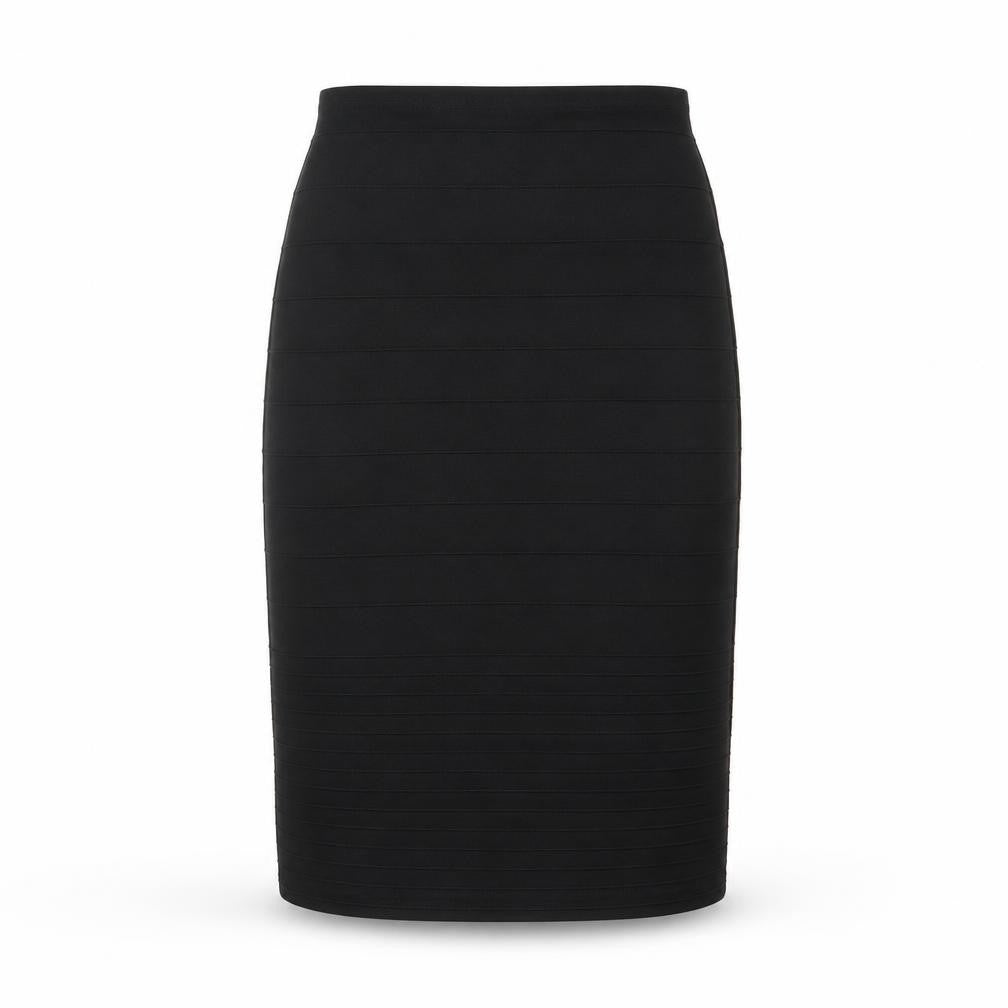 Topshop Womens Black   Straight & Pencil Skirt Size 8