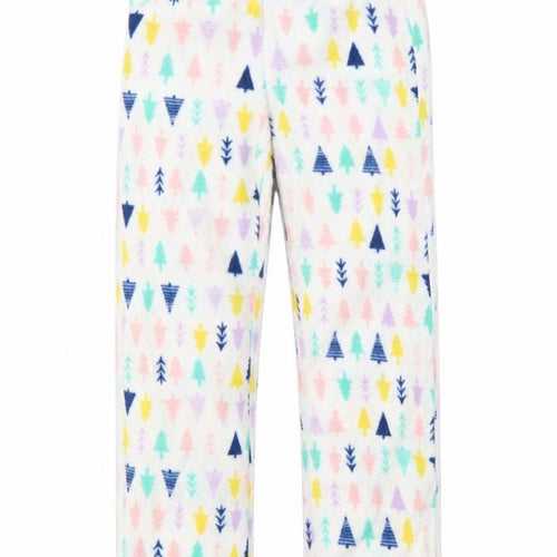Eddie Bauer Girls White    Pyjama Pants Size 7-8 Years  - Christmas Tree Print