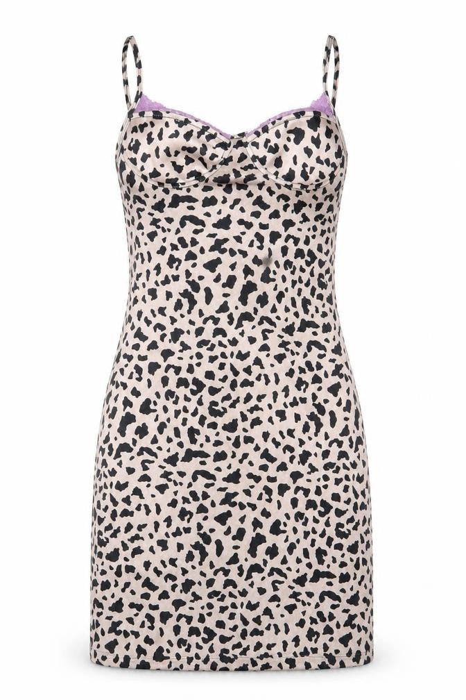 Motel Womens Beige Animal Print  Bodycon  Size XS