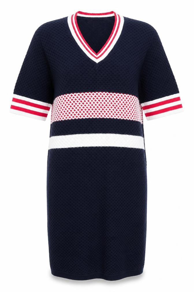 Joe Fresh Womens Blue Striped  Jumper Dress  Size XS
