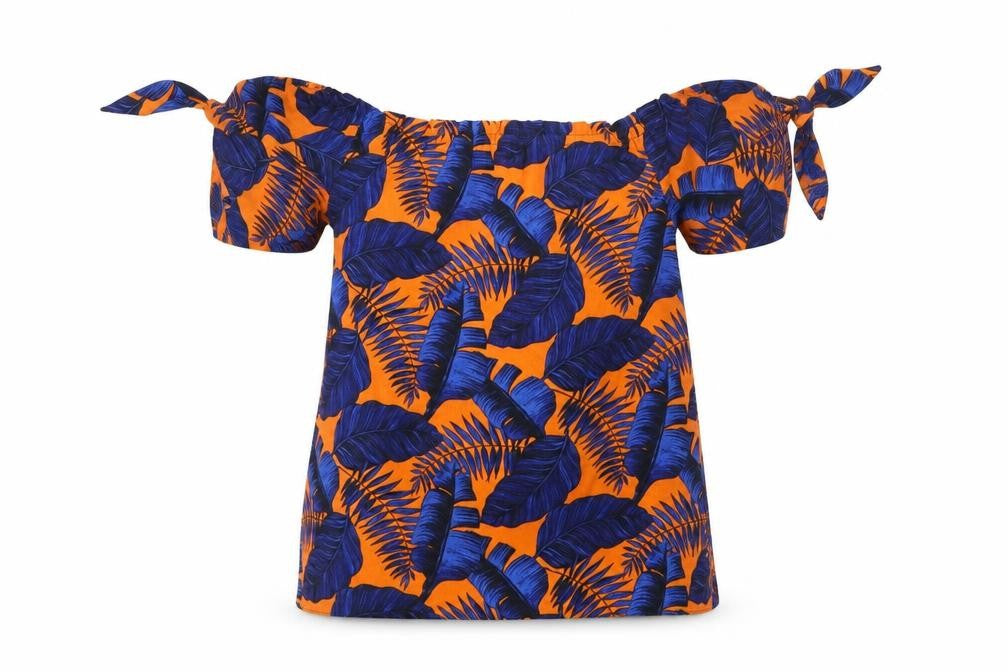Front view of Dorothy Perkins women’s multicoloured floral basic t-shirt, size UK 8