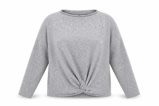 Front view of George women’s grey jumper, size UK 18