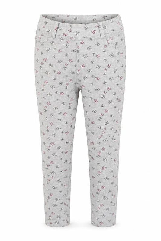 Front view of i love girlswear girls’ grey sweatpants, size 9, months