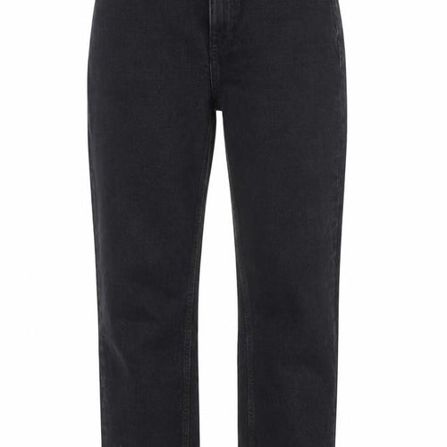Denim Co. Womens Black  Denim Straight Jeans Size 8 L27 in