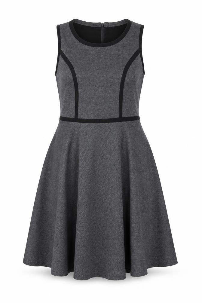 The Department Womens Grey   Skater Dress  Size 12