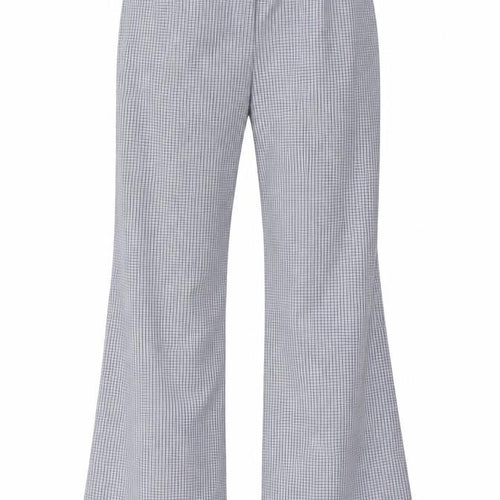 Hirsch Womens Blue Check  Trousers  Size 28 in L31 in