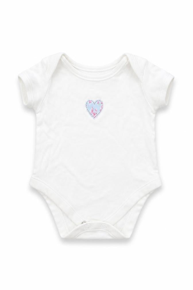 George Baby White   Babygrow One-Piece Size 0-3 Months